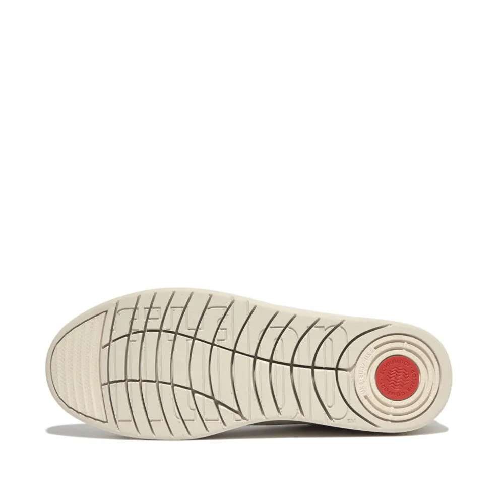 รองเท้าผ้าใบ ผู้หญิง รุ่น RALLY ELASTIC TUMBLED-LEATHER SLIP-ON TRAINERS