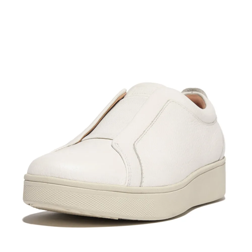รองเท้าผ้าใบ ผู้หญิง รุ่น RALLY ELASTIC TUMBLED-LEATHER SLIP-ON TRAINERS