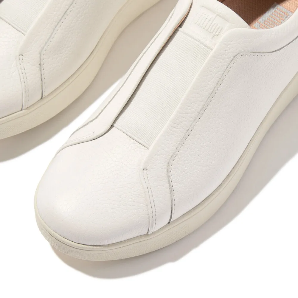รองเท้าผ้าใบ ผู้หญิง รุ่น RALLY ELASTIC TUMBLED-LEATHER SLIP-ON TRAINERS