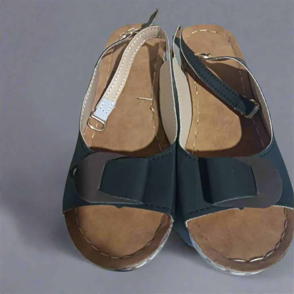 Clara | Retro Wedge Sandals for Women  Comfort and Style