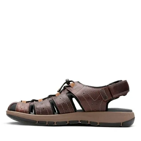Clarks Brixby Cove Dark Brown Leather
