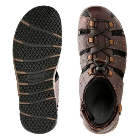 Clarks Brixby Cove Dark Brown Leather