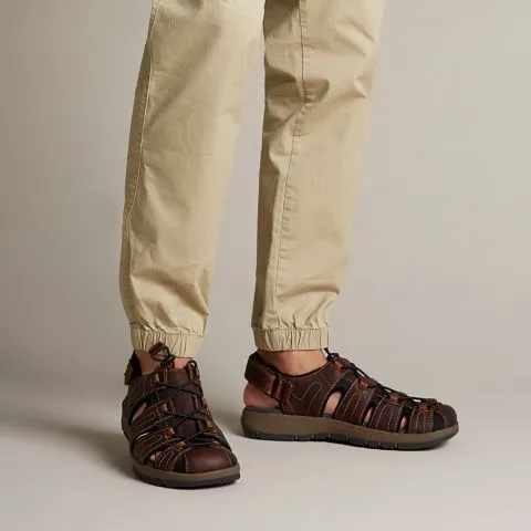 Clarks Brixby Cove Dark Brown Leather