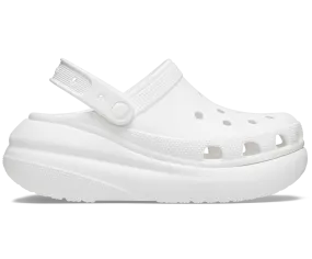 Crocs Classic Crush Platform Clogs Sandals - White