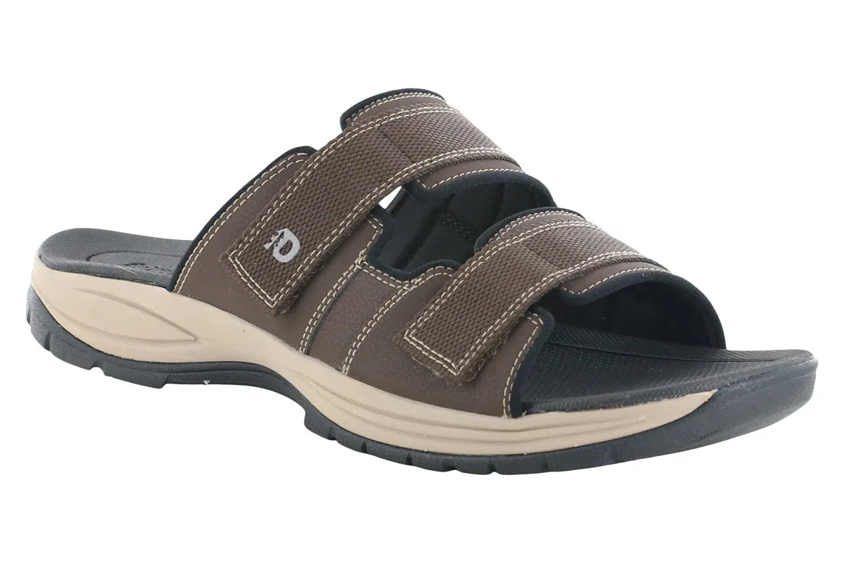 Dunham Newport Slide Dark Brown