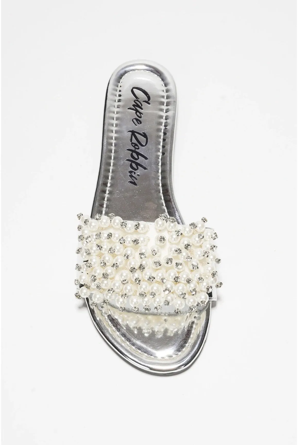 Fara.....Pearl Studded Sandal Slides