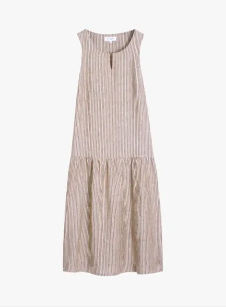 Isobel Stripe Hemp Dress