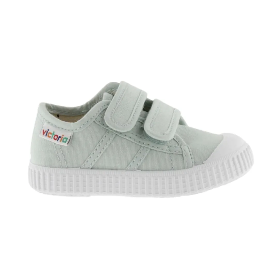 Light Green Canvas Trainers