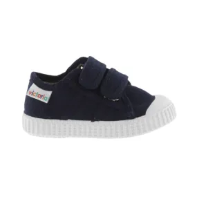 Navy Canvas Trainers