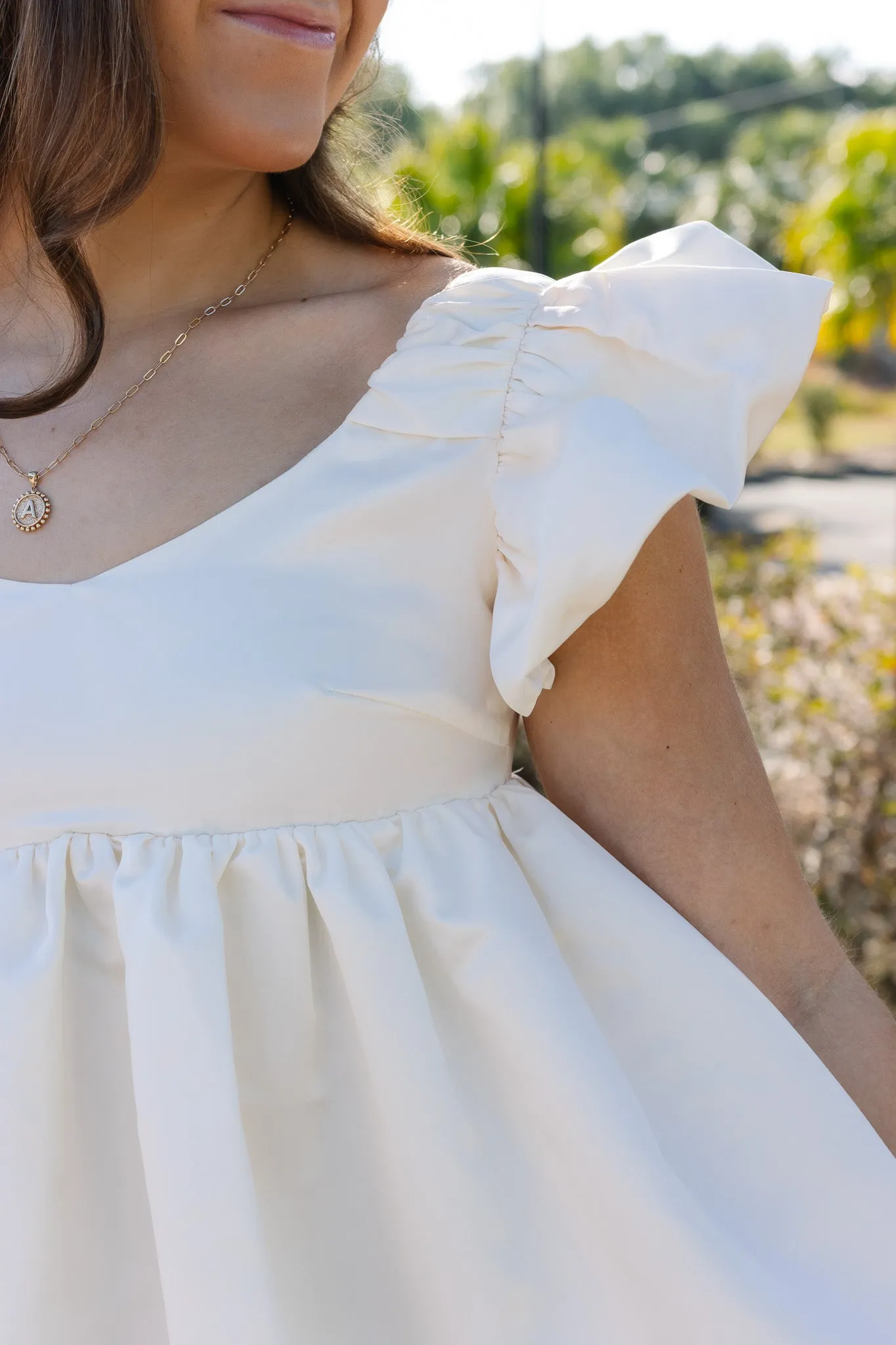 PERFECT EVENT SATIN BUBBLE DRESS