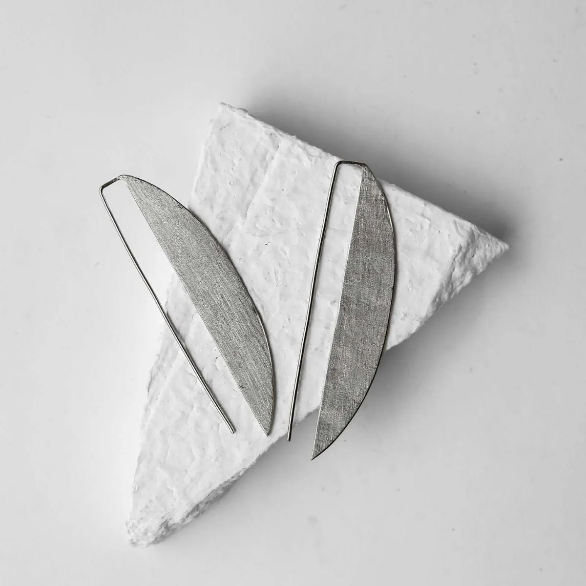 Silver Finish Brass Earring For Women | Contemporary Design | Smart Wear