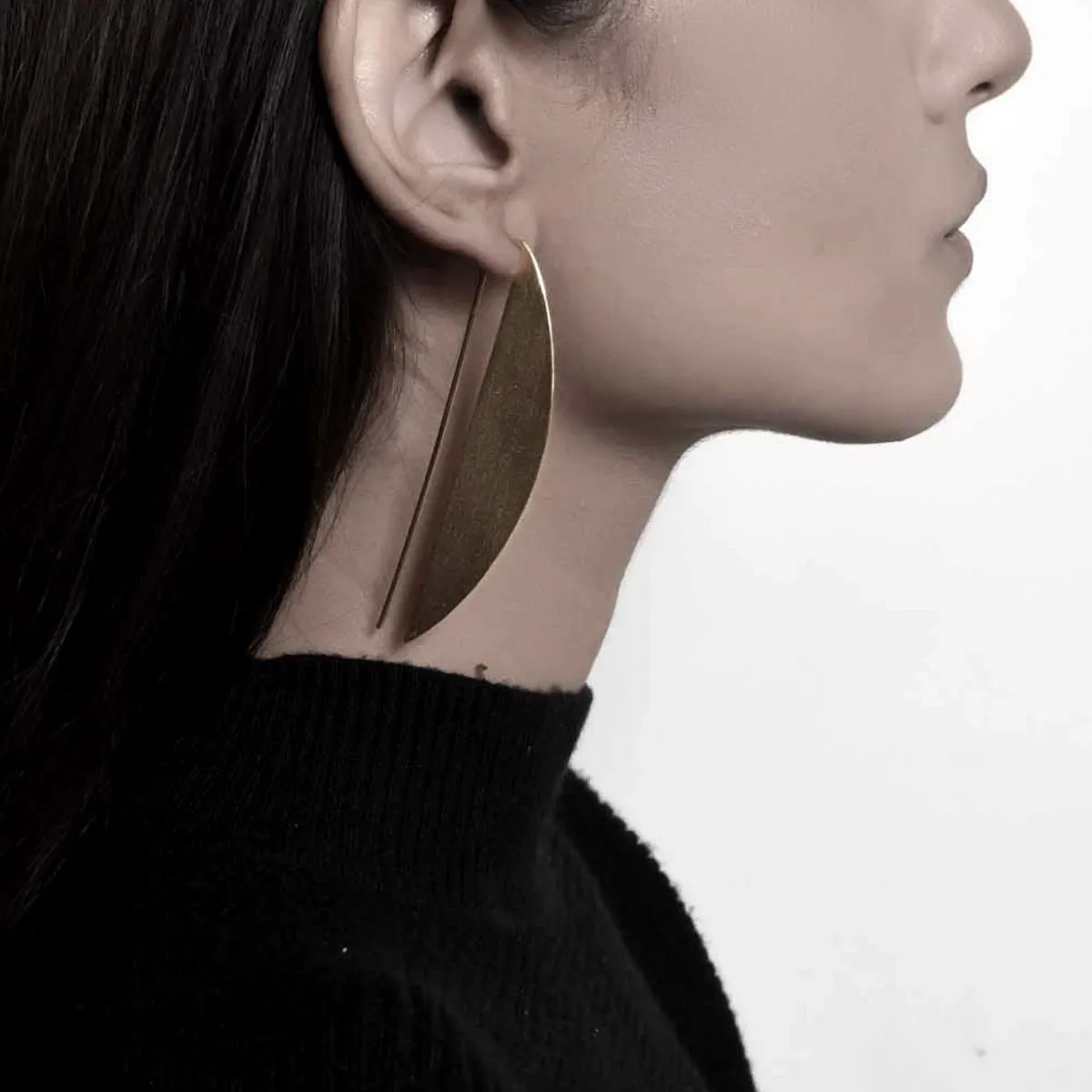 Silver Finish Brass Earring For Women | Contemporary Design | Smart Wear