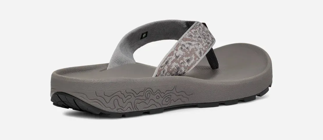 Teva Mens Hydratrek Flip Flop Vibe Dark Gull Grey