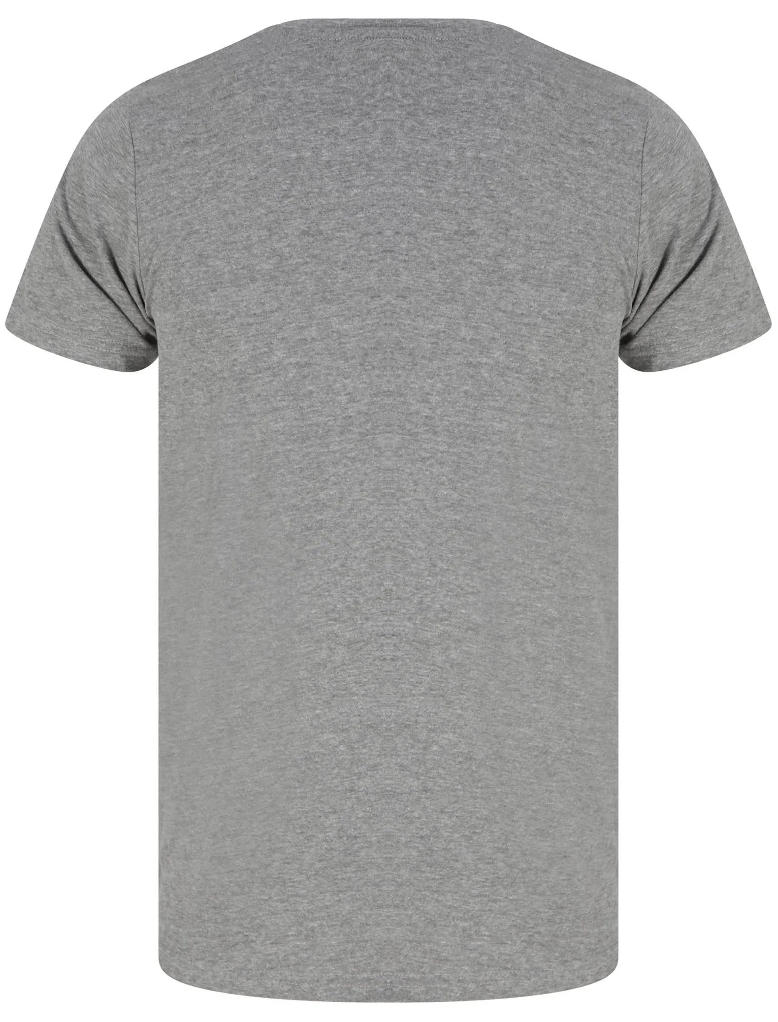 Waves Motif Cotton Jersey T-Shirt In Mid Grey Marl - Dissident